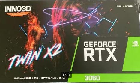 Nvidia GeForce RTX 3060 8gb, Ophalen, Gebruikt, PCI-Express 4, GDDR5