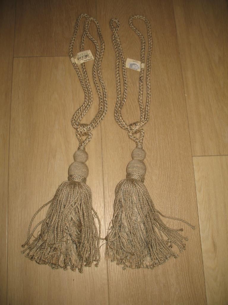 Embrasse Gordijnkwasten Grijs / Lichte kleur, Ophalen of Verzenden