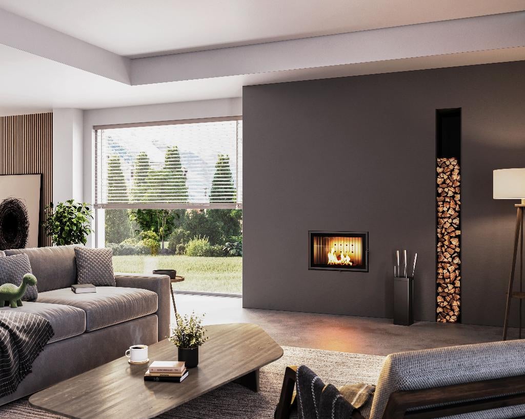 Inbouwhaard Prestige 70 air | Nordic Fire, Ophalen of Verzenden, Nieuw, Inbouwhaard, Houthaard