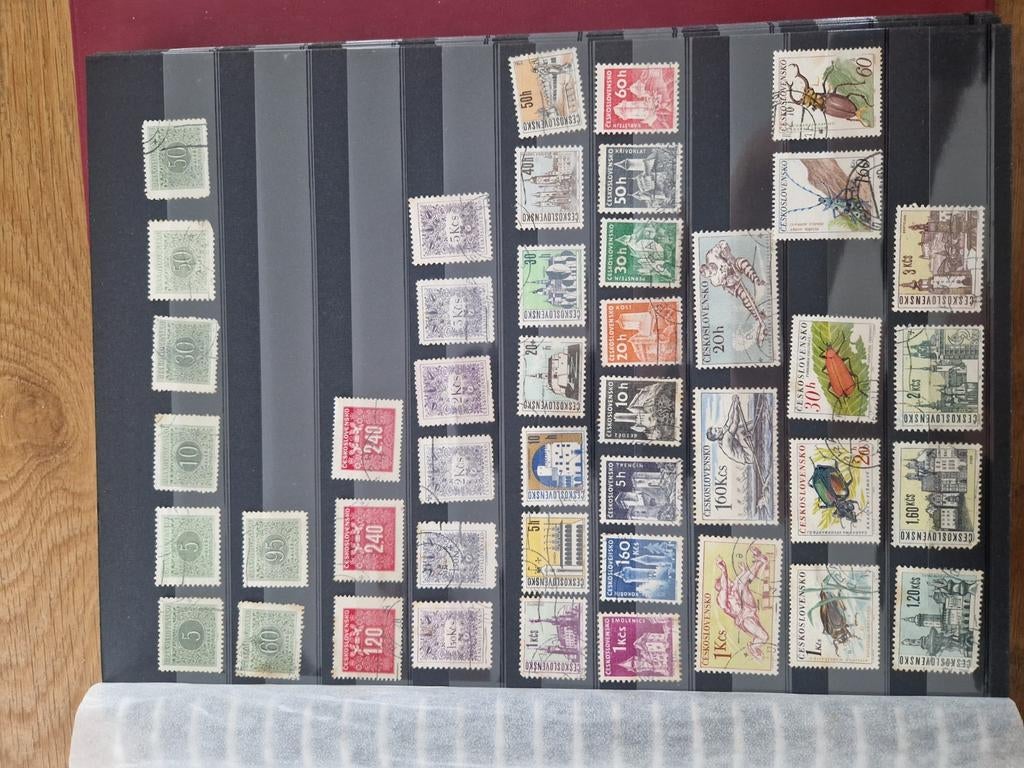 çeskoslovensko postzegels Tsjechië Slowakije, Ophalen of Verzenden, Buitenland