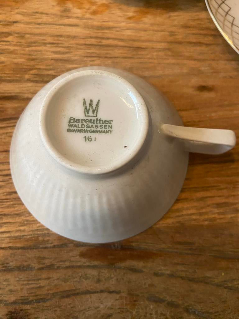 Porseleinen kopje Bareuther Waldsassen Bavaria Germany, Ophalen