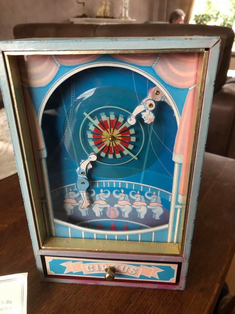 Speeldoos Circus( Mechanisme), Ophalen of Verzenden