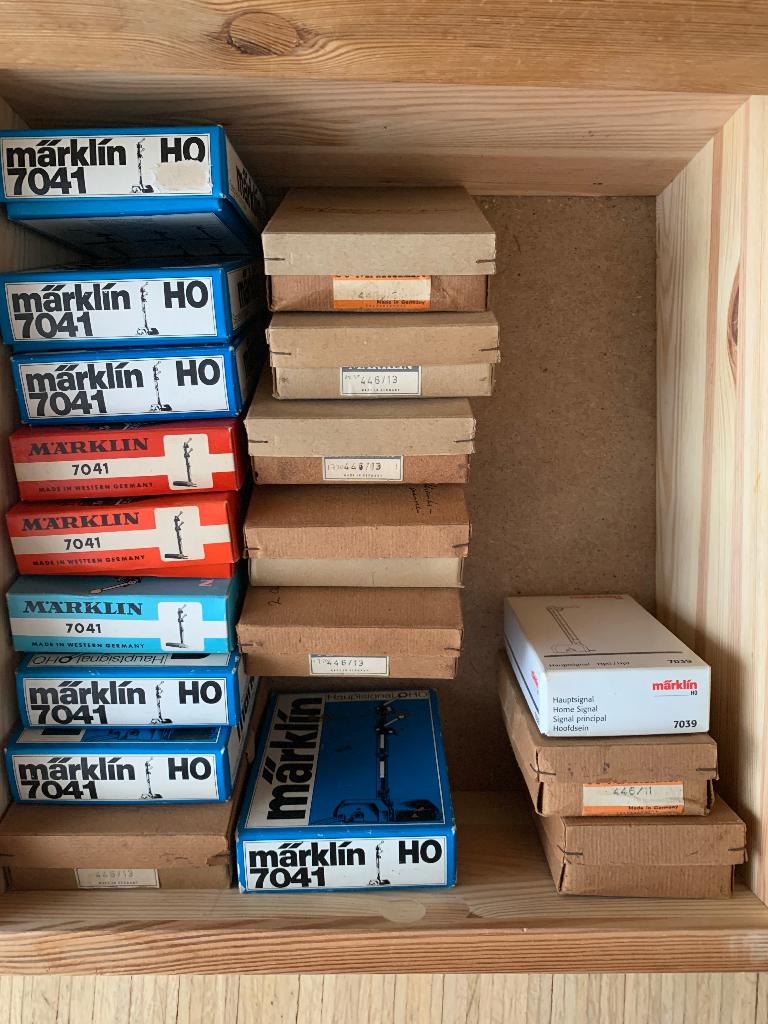 Marklin seinen 7041 in OVP, Ophalen, Wisselstroom, Gebruikt, Rails