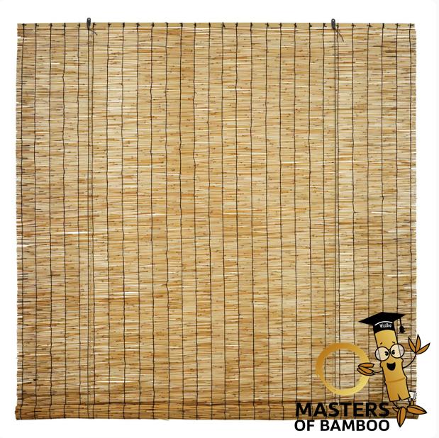 Rieten rolgordijnen en bamboe rolgordijnen te koop!, 200 cm of meer, 150 tot 200 cm, Crème, Nieuw