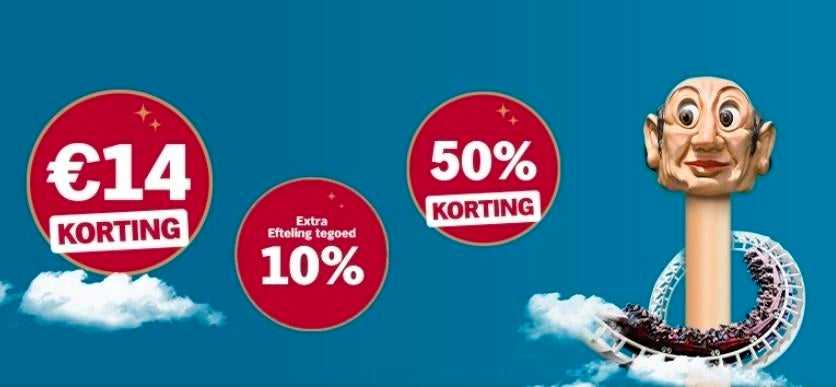 AH Efteling actie - volle spaarkaart, Albert Heijn, Ophalen of Verzenden