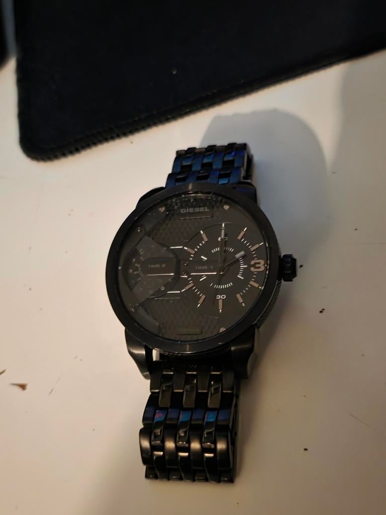 DIESEL Mini Daddy | DZ7316, Overige merken, Staal, Staal, Polshorloge