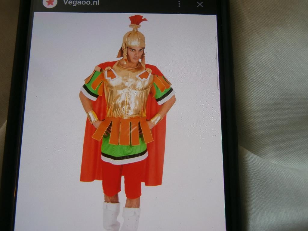 verkleedkleding centurion Rome soldaat leger asterix obelix, Ophalen of Verzenden, Zo goed als nieuw, 146 t/m 152, Jongen