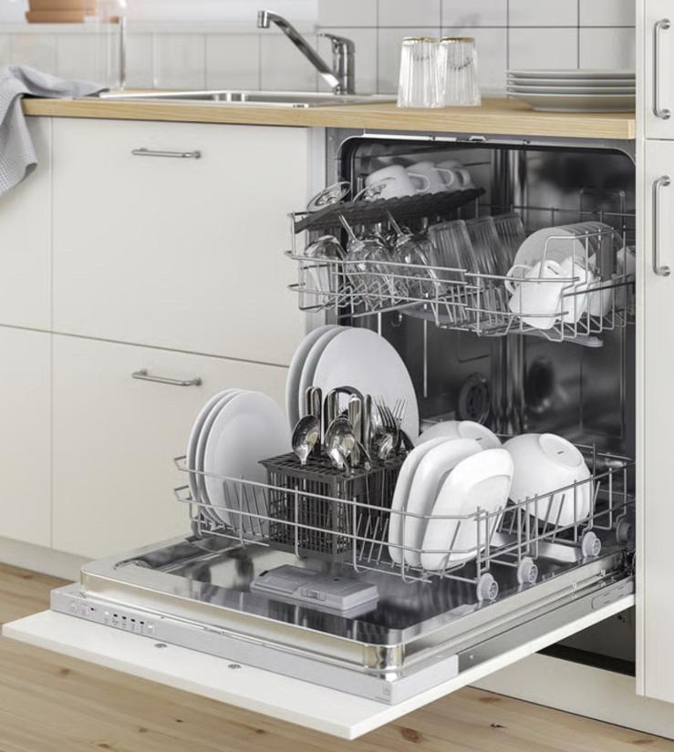 Ikea inbouw vaatwasser - Lagan, Ophalen, Gebruikt, Eco programma, Inbouw