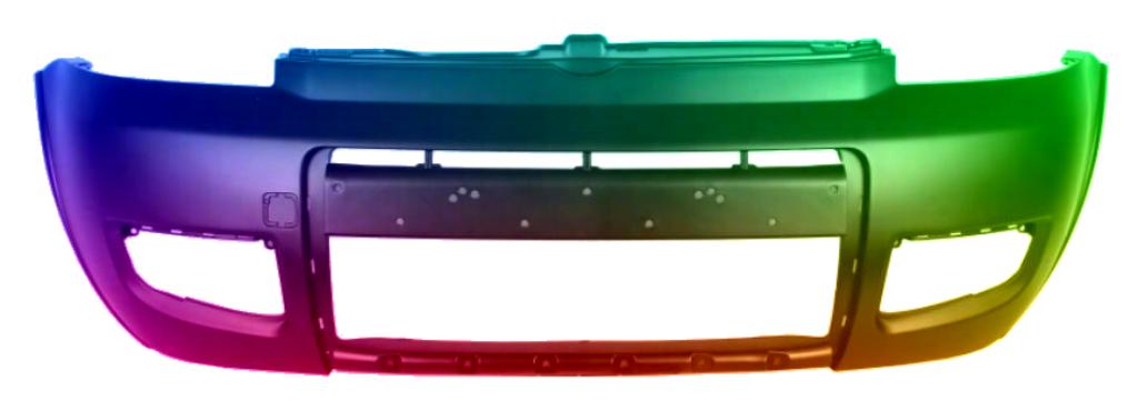 Voorbumper Voor Fiat Panda (169) 2003-2012 gespoten in de kl, Auto-onderdelen, Carrosserie en Plaatwerk, Nieuw, Bumper, Fiat, Verzenden