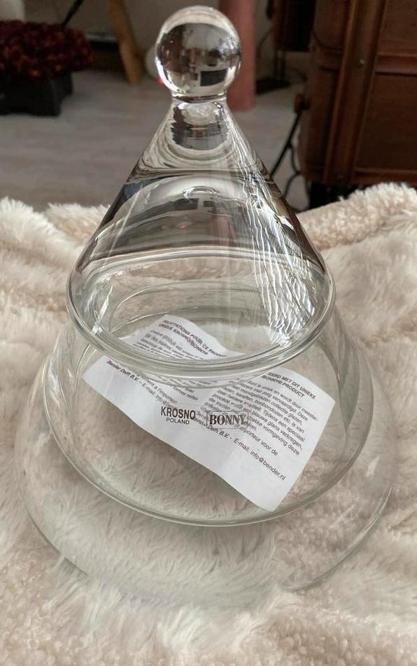 Krosno Poland “Bonny” Mondgeblazen bonboniere, Ophalen of Verzenden