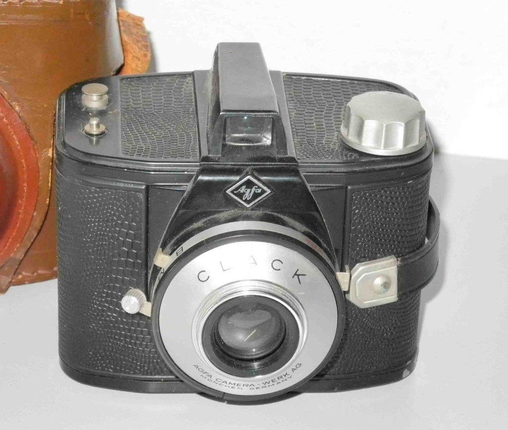 Agfa Clack in tas, Ophalen of Verzenden, Gebruikt, Compact, Overige Merken