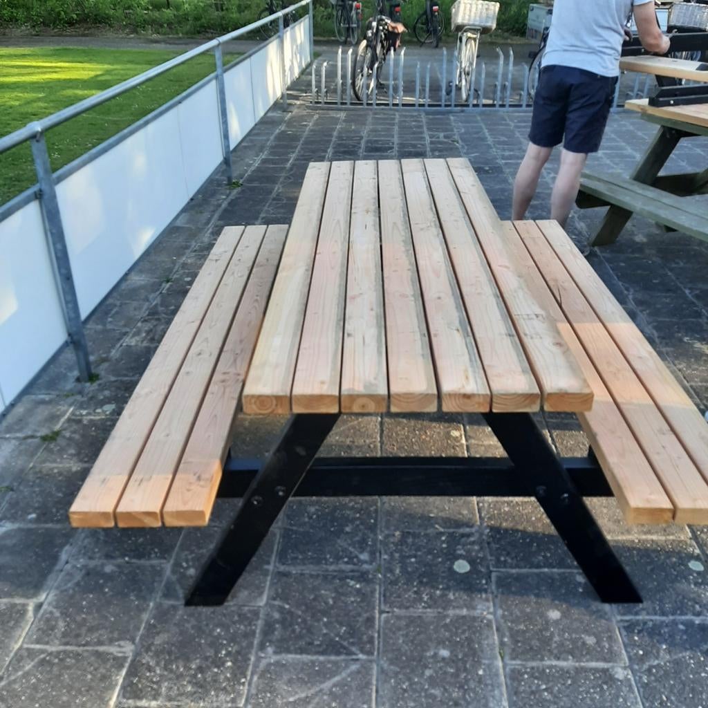 Luxe Douglas picknicktafel 2 meter - Nieuw!, Ophalen of Verzenden, Nieuw, Rechthoekig, Hout