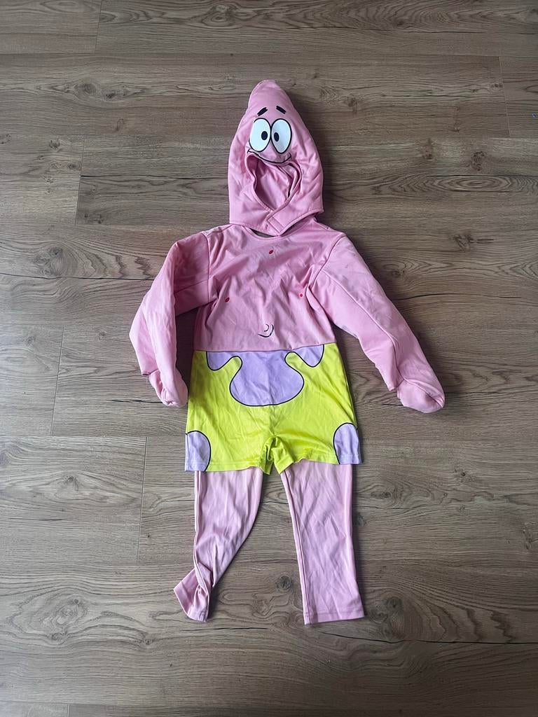 Patrick Ster Spongebob Kostuum - Maat 4-6 jaar, Ophalen, Zo goed als nieuw, 110 t/m 116, Jongen of Meisje