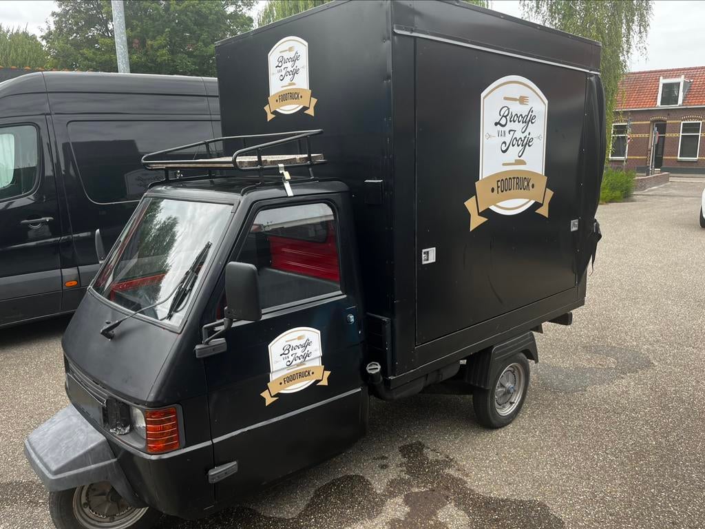 Foodtruck piaggio, Ophalen