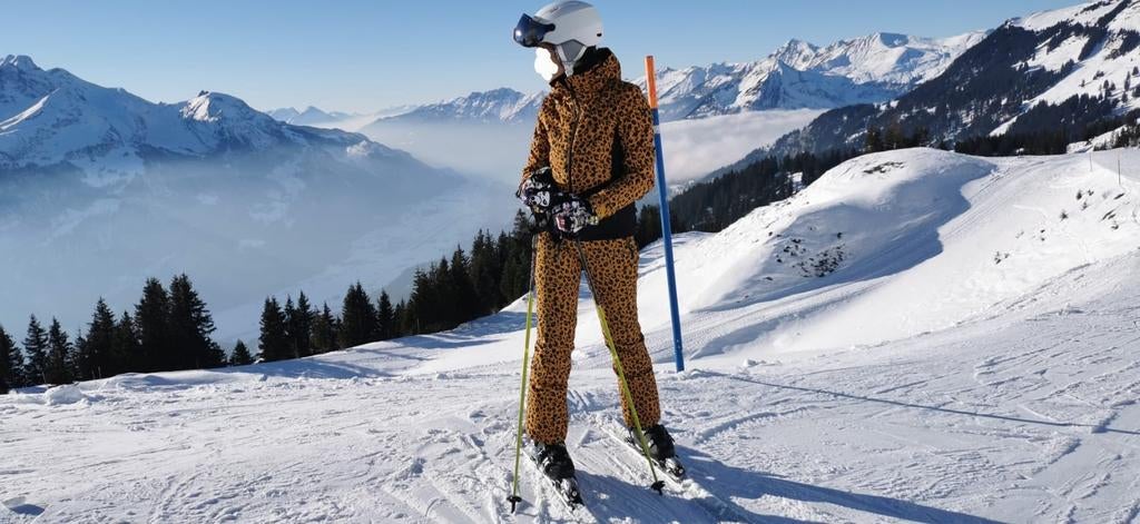 Brunotti Skijas & skibroek - Dames - S jas panter, Ophalen of Verzenden, Zo goed als nieuw, Brunotti, Maat 36 (S)