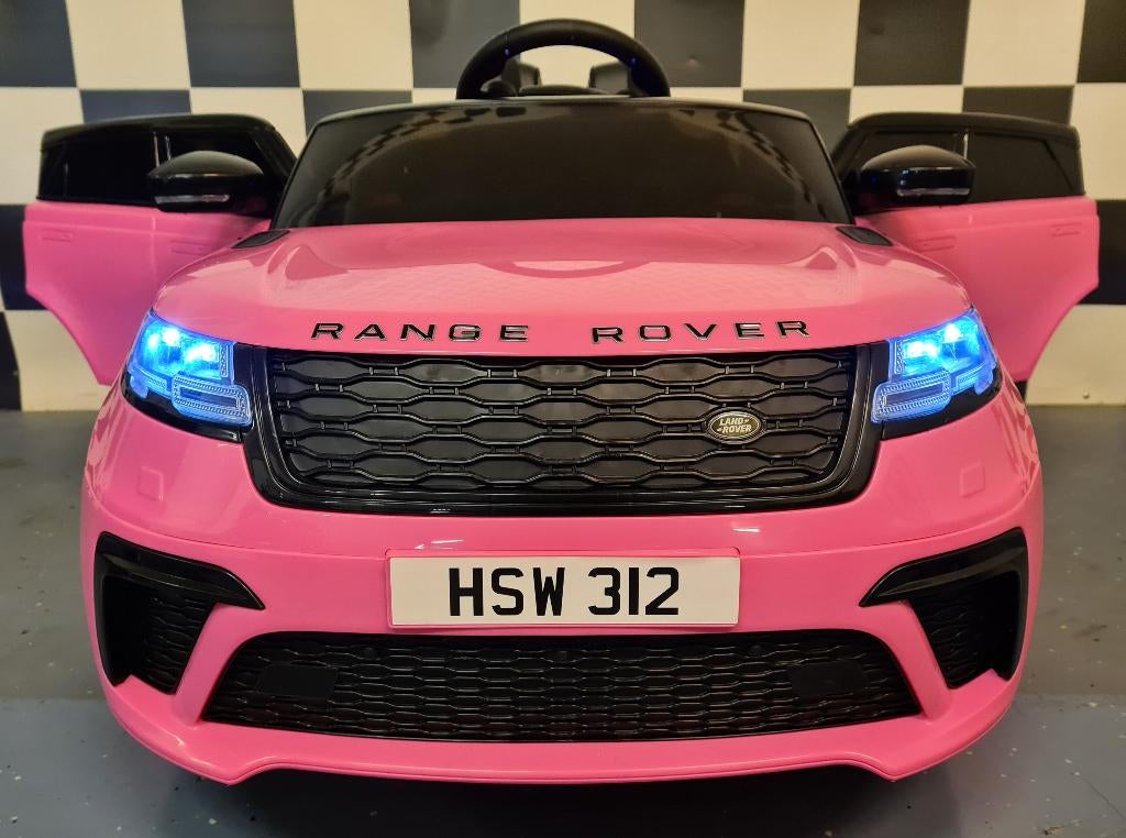 Kinderauto Range Rover Velar - soft start - leren zit - RC, Ophalen of Verzenden, Nieuw
