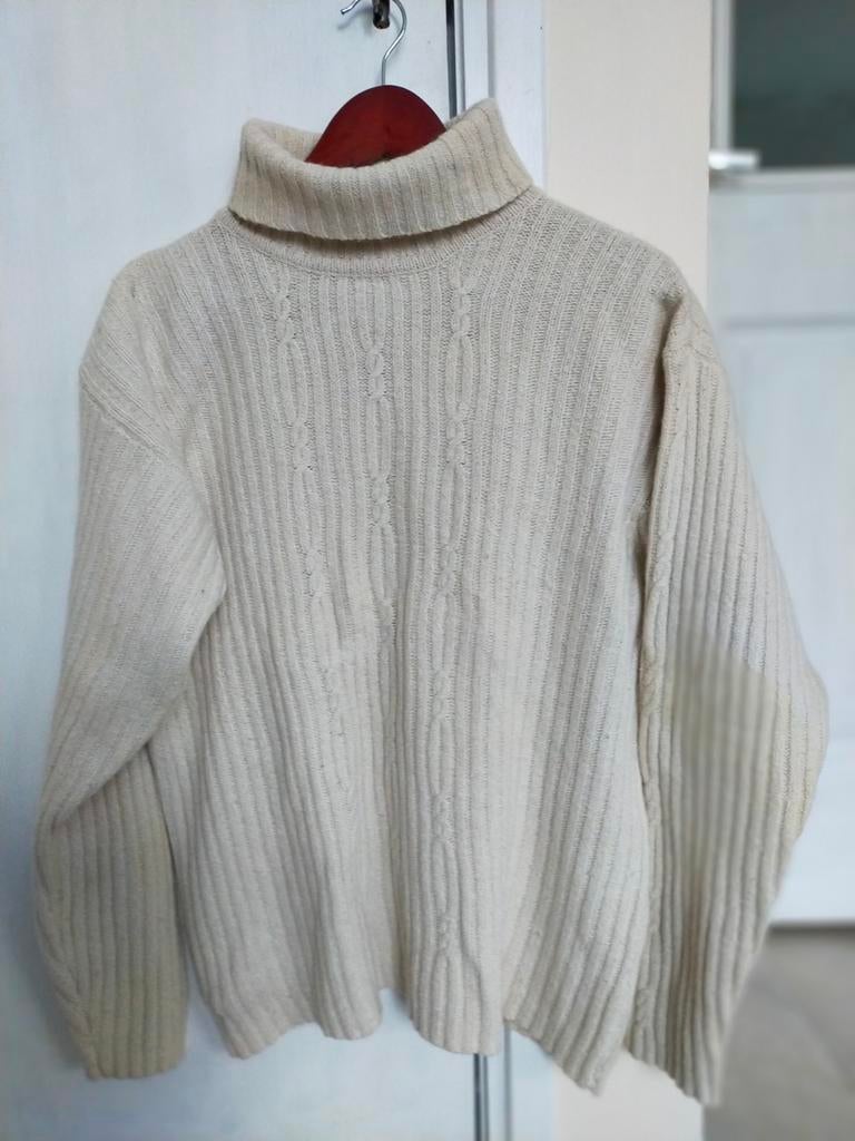 VINTAGE WOLLEN TRUI ANGORA MOHAIR WOL KOOLTRUI, Vintage, Ophalen of Verzenden, Zo goed als nieuw, Maat 38/40 (M)