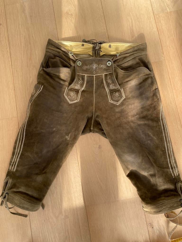 Lederhose maat 50/52 Beckert, Ophalen of Verzenden, Zo goed als nieuw, Maat 48/50 (M)