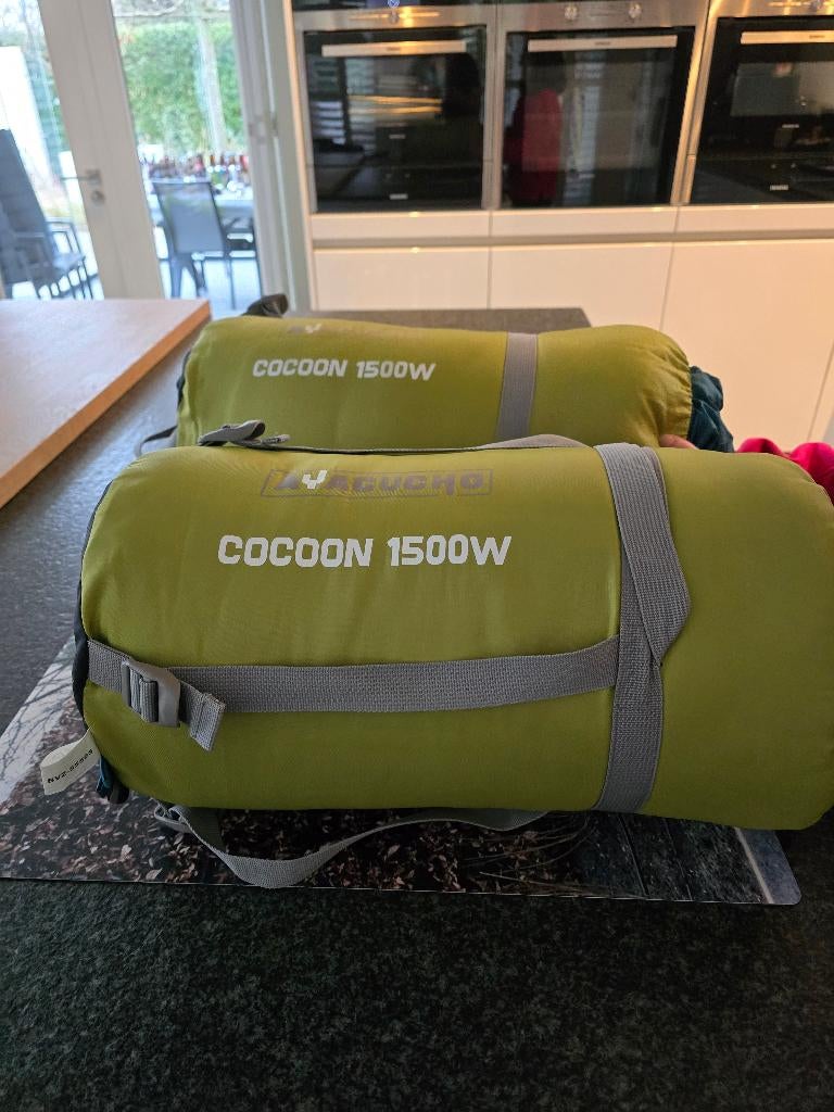 Ayacucho slaapzakken Cocoon 1500W (2 stuks), Ophalen, Zo goed als nieuw
