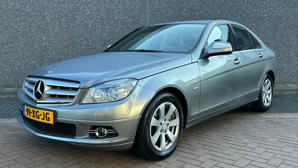 Mercedes-Benz C-Klasse 1.8 C200 Sedan Autom Leer Navi NAP, Auto's, Achterwielaandrijving, 1800 kg, 4 cilinders, 1796 cc