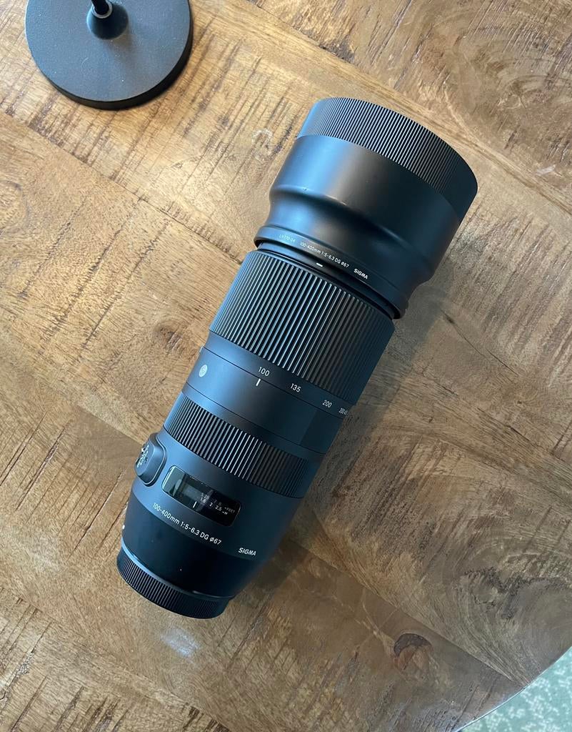 Sigma 100-400mm f/5-6.3 DG OS HSM (Canon EF) Topstaat!, Ophalen of Verzenden, Zo goed als nieuw, Telelens