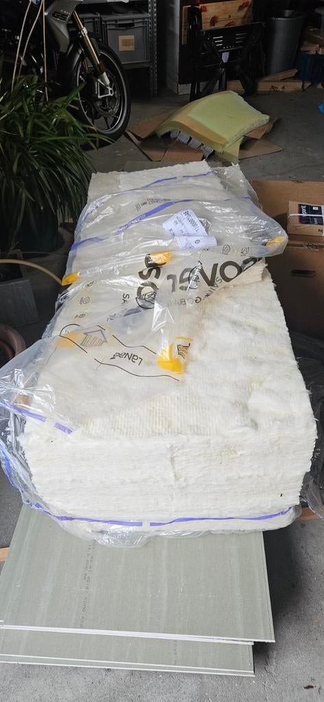 Glaswol isolatieplaten Isover 6cm 6 stuks, Ophalen, Dakisolatie, 4 tot 8 cm, Nieuw