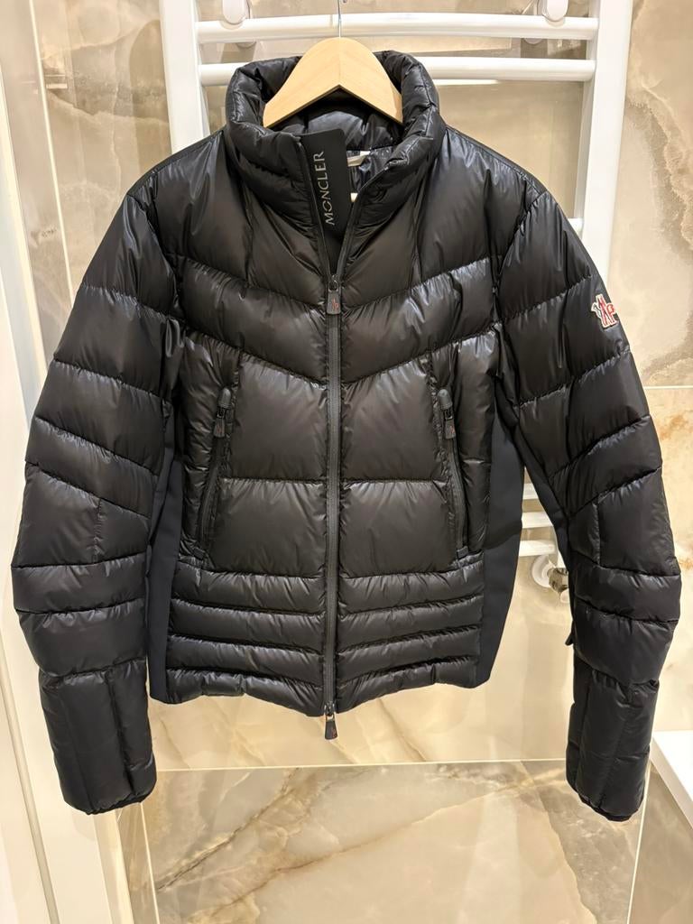 Moncler Giubbotto Canmore heren jas maat 1 zwart, Kleding | Heren, Jassen | Winter, Gedragen, Maat 46 (S) of kleiner, Zwart, Ophalen of Verzenden