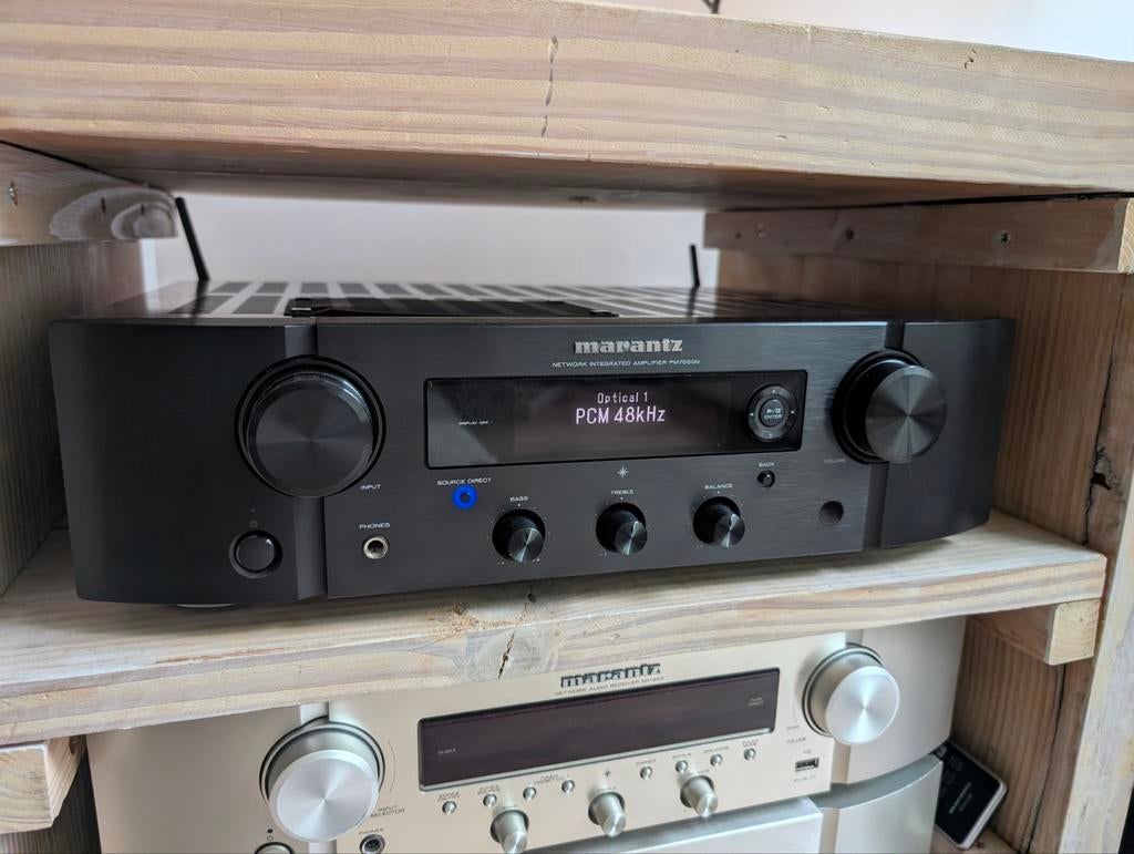 Marantz PM7000N Black Heos ZGAN, Ophalen, Zo goed als nieuw, Marantz