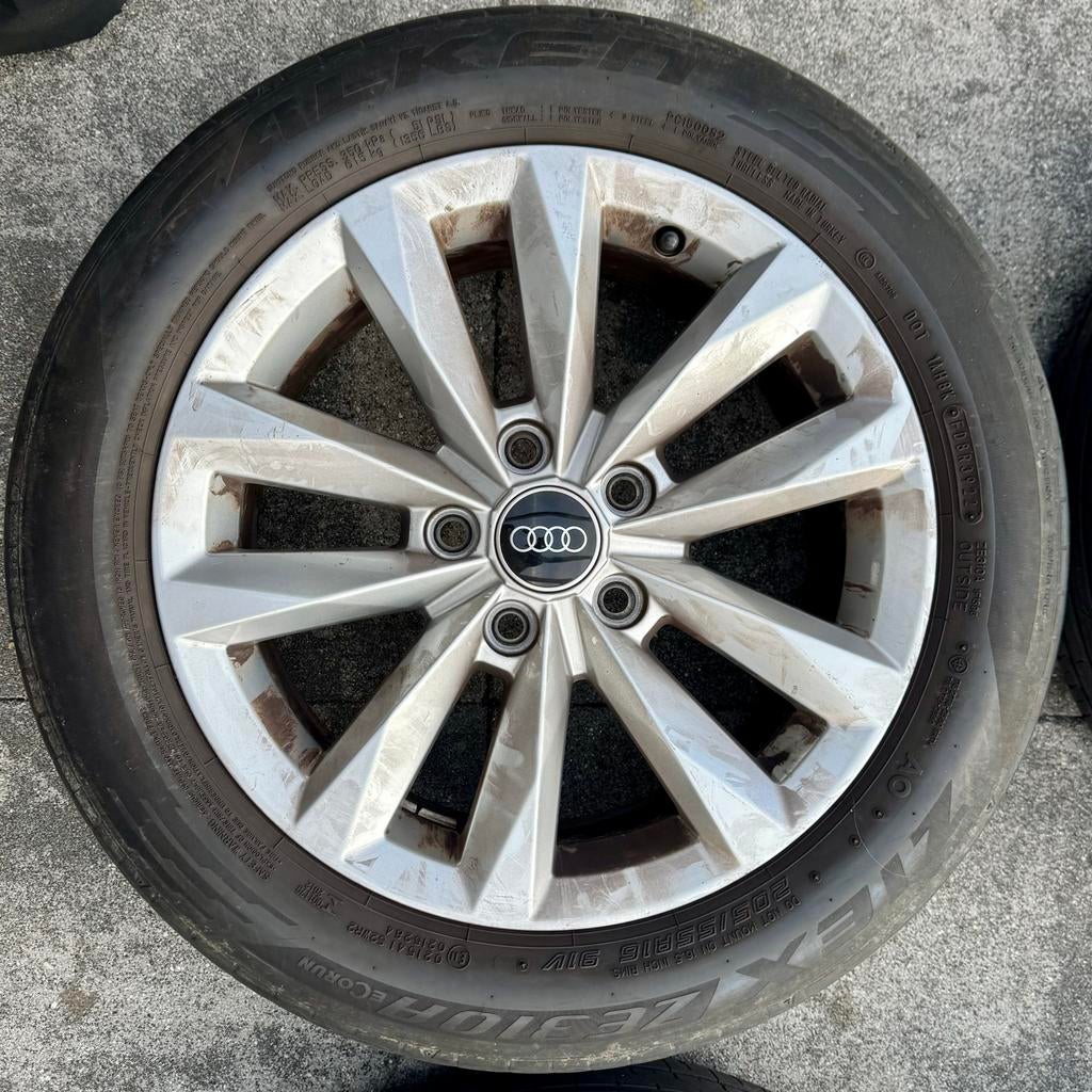 Audi A3 Lichtmetalen Velgen met Banden 205/55 R16 ET40, Ophalen, Gebruikt, Velg(en), 16 inch