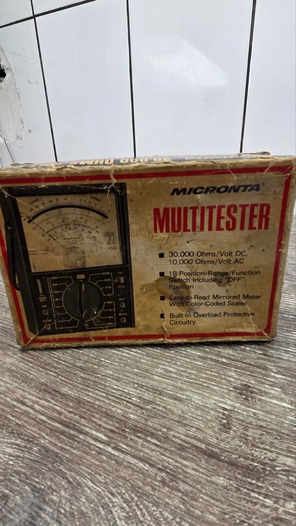 Vintage Micronta multitester, Ophalen of Verzenden