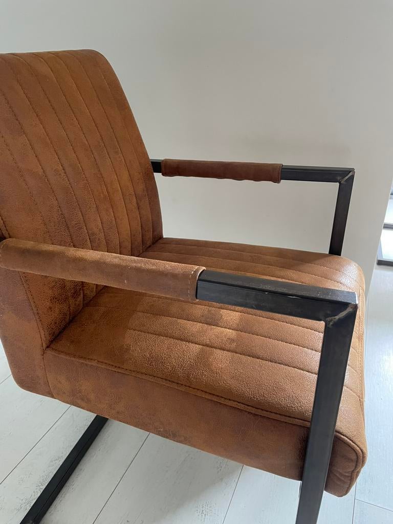 2 mooie stoelen te koop, Huis en Inrichting, Fauteuils, Ophalen, Zo goed als nieuw, 50 tot 75 cm