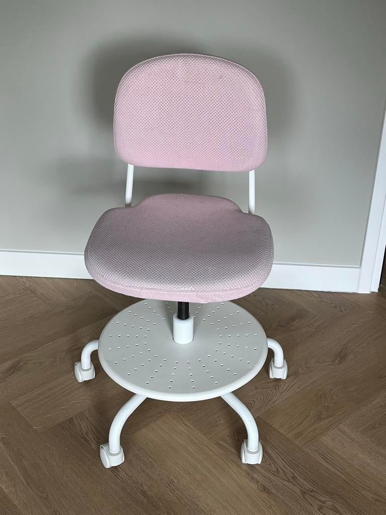 Ikea bureaustoel, Ophalen, Gebruikt, Roze, Bureaustoel
