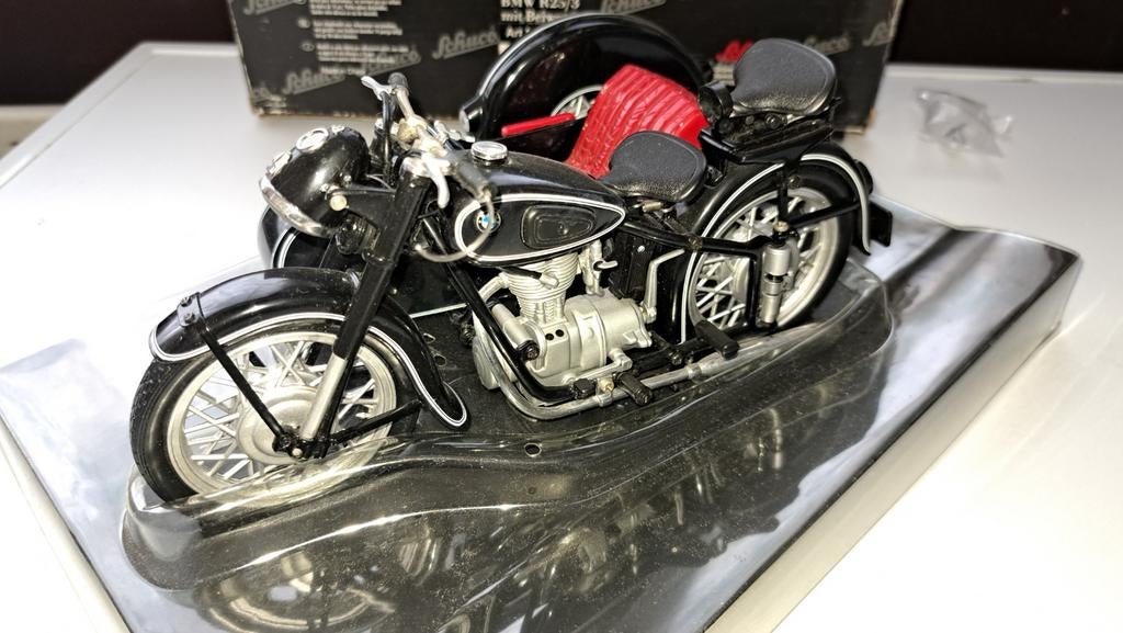 Schuco BMW R25/3 met zijspan schaal 1:10, Ophalen of Verzenden, Groter dan 1:32, Overige merken