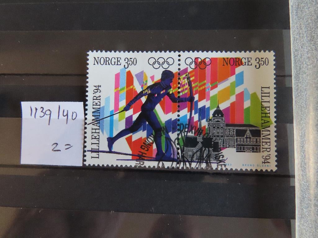 Noorwegen 1139/40, Ophalen of Verzenden, Noorwegen, Gestempeld
