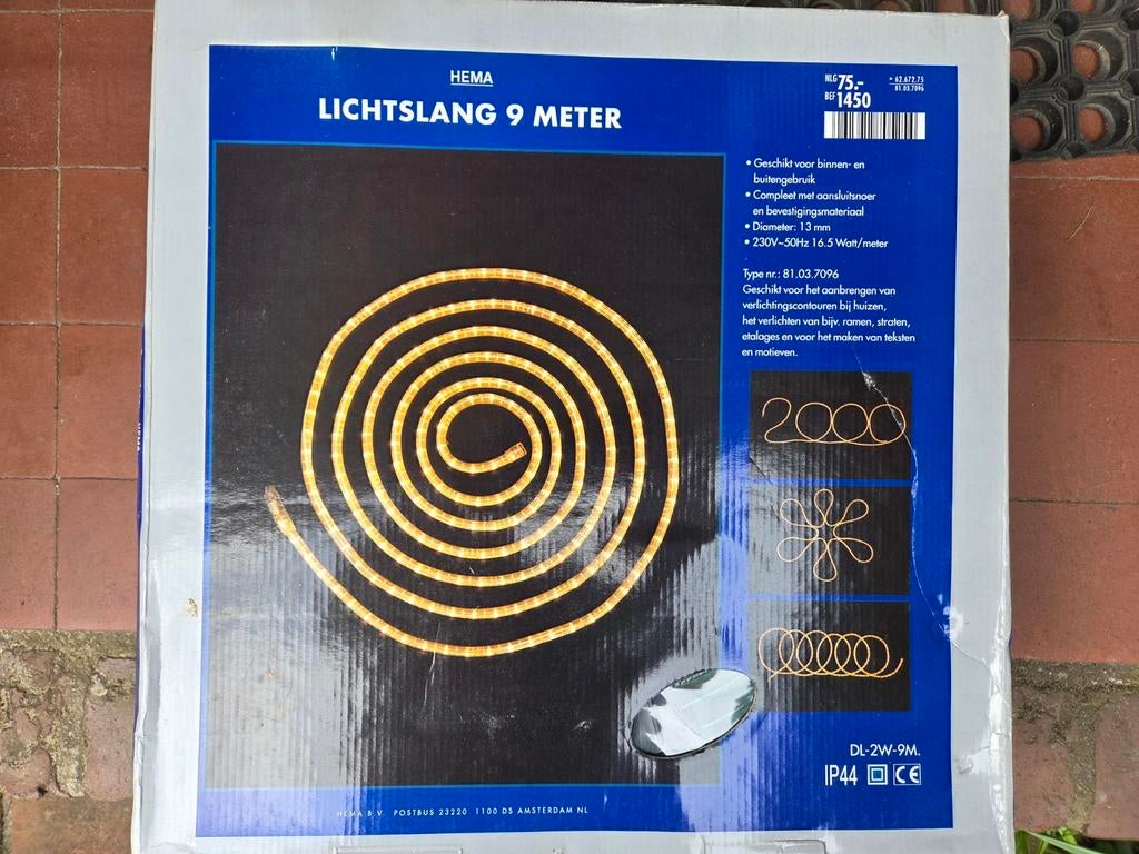 Hema Lichtslang 9 Meter - Binnen & Buiten Gebruik, Kunststof, Overige typen, Nieuw, Ophalen of Verzenden