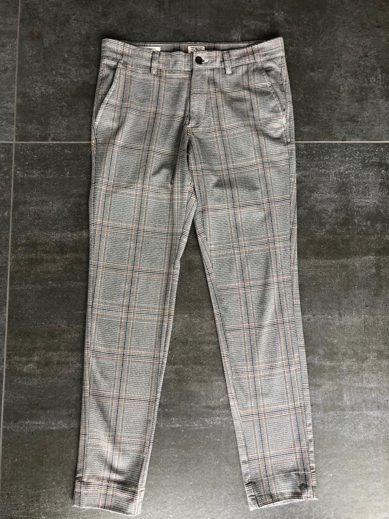 Broek JACK & JONES, maat 31, Kleding | Heren, Broeken en Pantalons, Grijs, Gedragen, Jack & Jones, Verzenden