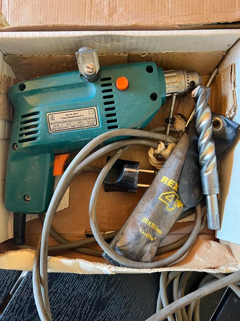 Vintage Black & Decker DN 6 2- Snelheid Klopboormachine, Ophalen, Zo goed als nieuw, Boormachine