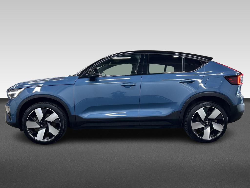Volvo C40 Recharge Twin Pure electric 78kWh Intro Edition, Zwart, Blauw, Origineel Nederlands, 408 pk