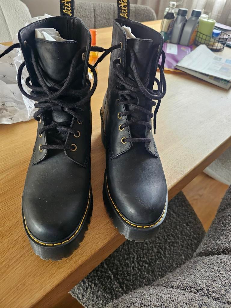 Dr martens enkellaars maat 41, Ophalen of Verzenden, Zo goed als nieuw, Zwart