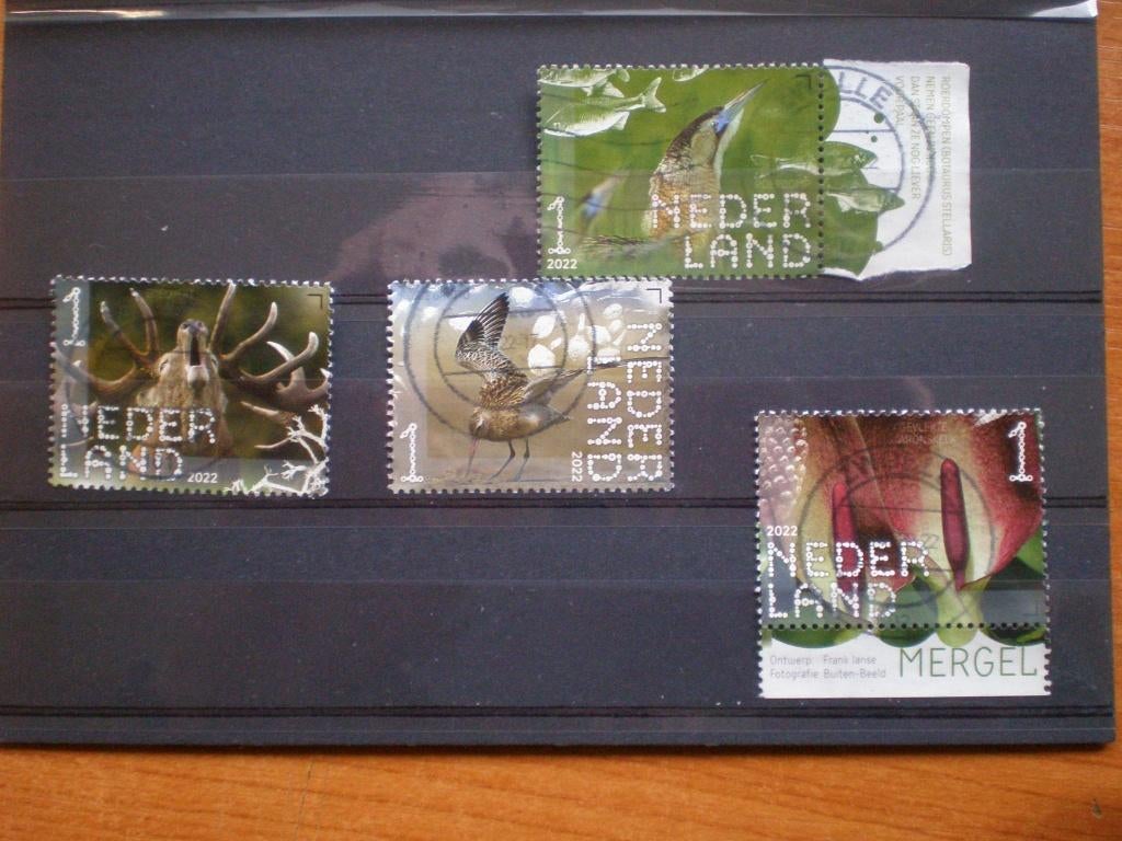 Nederland beleef de natuur 4 x 2022 ( X 68)..€ 0,95, Postzegels en Munten, Verzenden