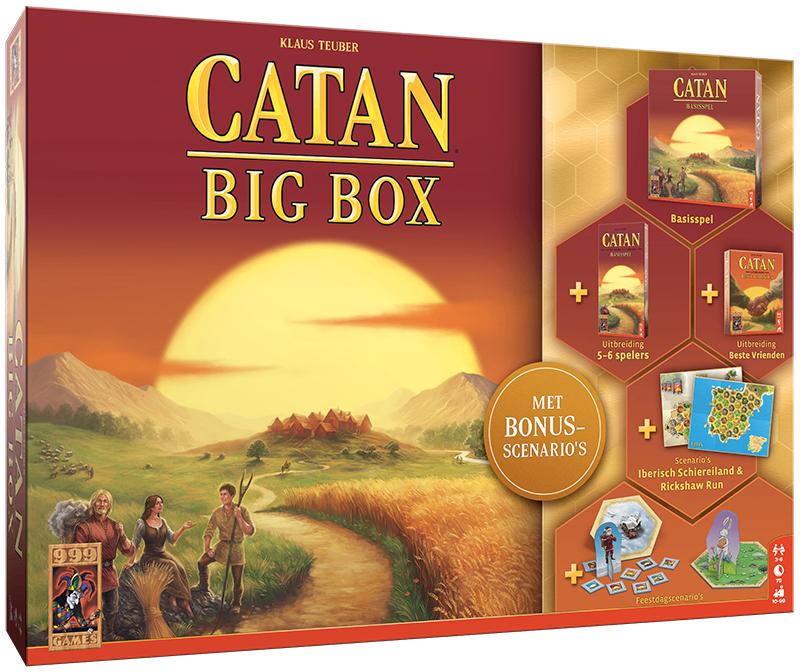 Catan Big Box 999 Games Bordspel Nieuw, 999 Games, Nieuw, Ophalen of Verzenden, Vijf spelers of meer