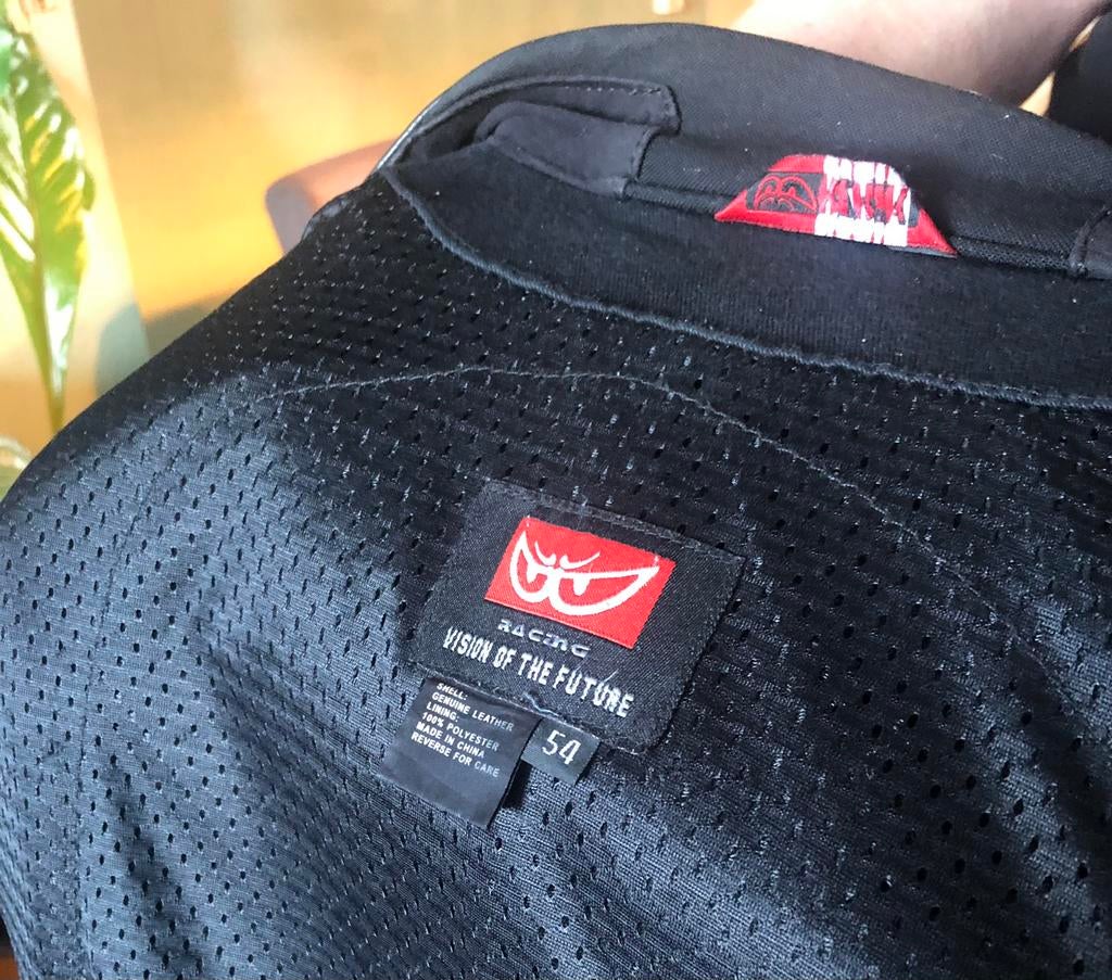 Motorjas leer Berik maat 54, Motoren, Kleding | Motorkleding, Ophalen of Verzenden, Tweedehands, Jas | leer