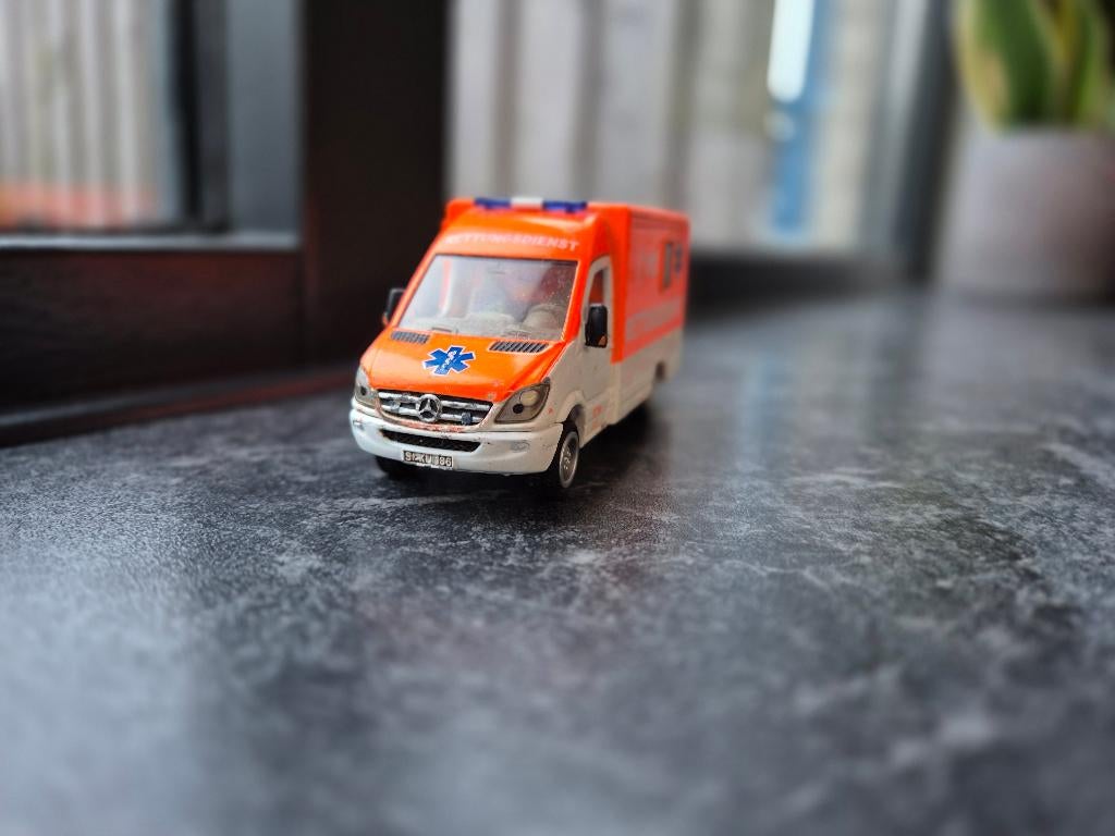 Siku Ziekenauto 1:50, Ophalen of Verzenden, Gebruikt, Auto, SIKU