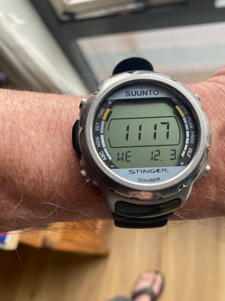 Suunto Stinger Dive Computer – Nwe batterij & band - Finland, Ophalen of Verzenden, Zo goed als nieuw, Duikcomputer