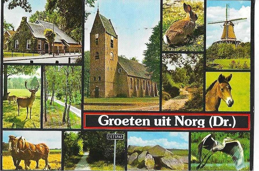 Norg, Ophalen of Verzenden, 1980 tot heden, Gelopen, Drenthe