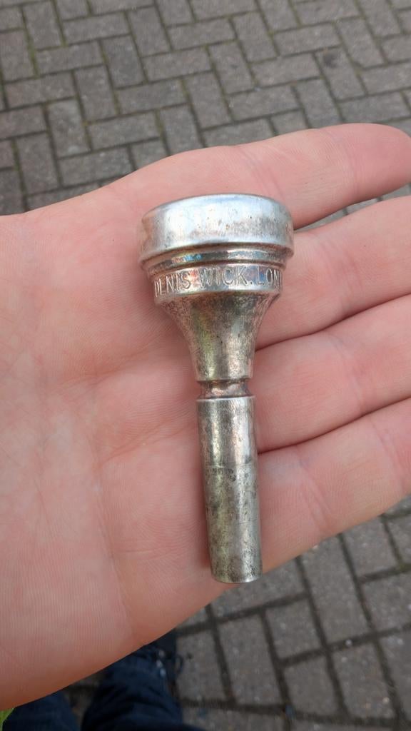Denis Wick London 2 trombone mondstuk - professioneel, Ophalen of Verzenden, Gebruikt, Overige typen