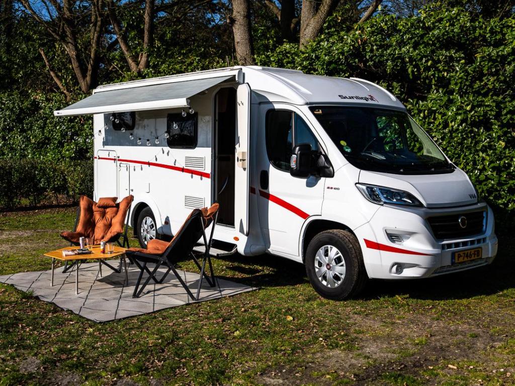 Sunlight V66, Compact maar ruim, Standaard zit, Sunlight, Ringverwarming, Fiat