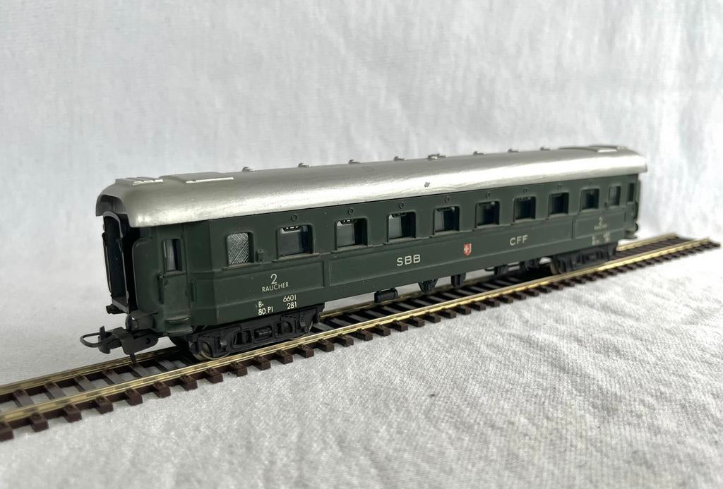 Lima SBB CFF 2e klas rijtuig H0, Gebruikt, Gelijkstroom, Wagon, Ophalen of Verzenden