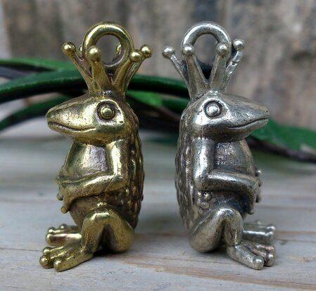 Ketting Hanger - Kikker - Kkkertje - Kikker Sieraden, Overige materialen, Verzenden, Info@toas.nl, Nieuw