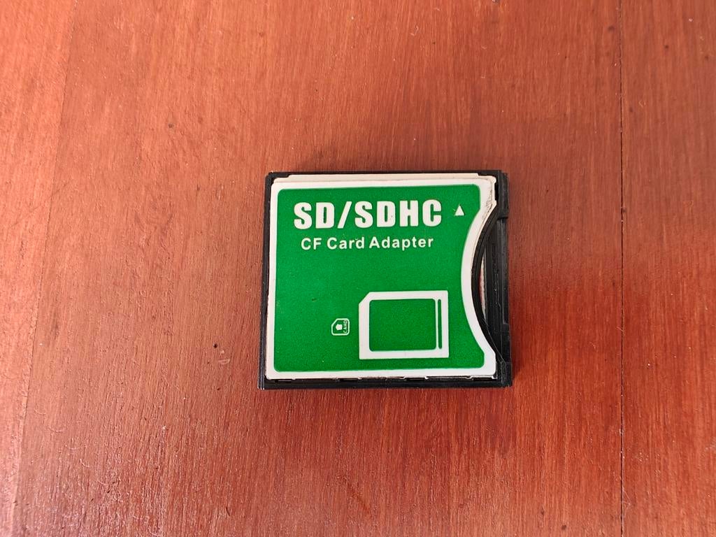 CF kaart adapter naar SD, Ophalen of Verzenden, Fotocamera, 32 GB